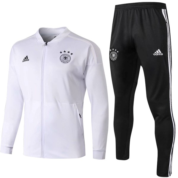 Chandal Alemania 2018 Blanco Negro Marino